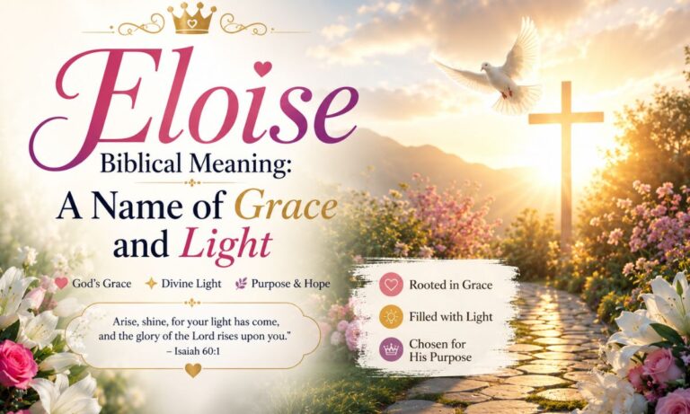 Eloise Biblical Meaning A Name of Grace and Light