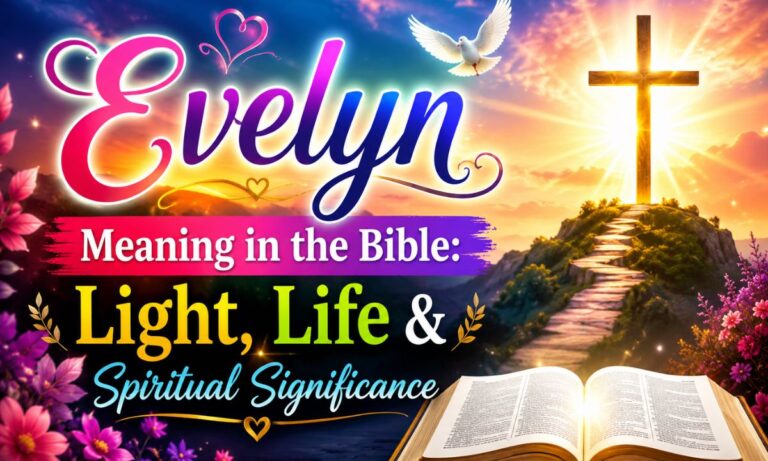 Evelyn Meaning in the Bible Light, Life & Spiritual Significance