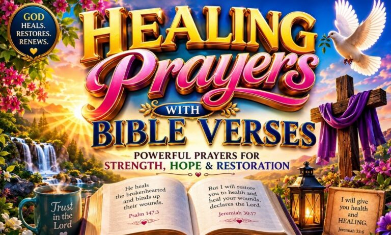 Healing Prayers With Bible Verses Powerful Prayers for Strength, Hope & Restoration 
