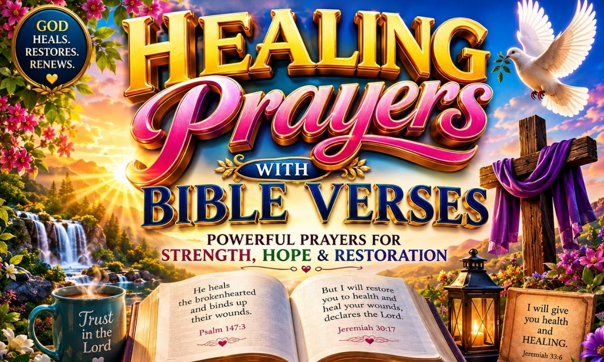 Healing Prayers With Bible Verses Powerful Prayers for Strength, Hope & Restoration 