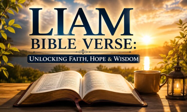 LIAM Bible Verse Unlocking Faith, Hope & Wisdom