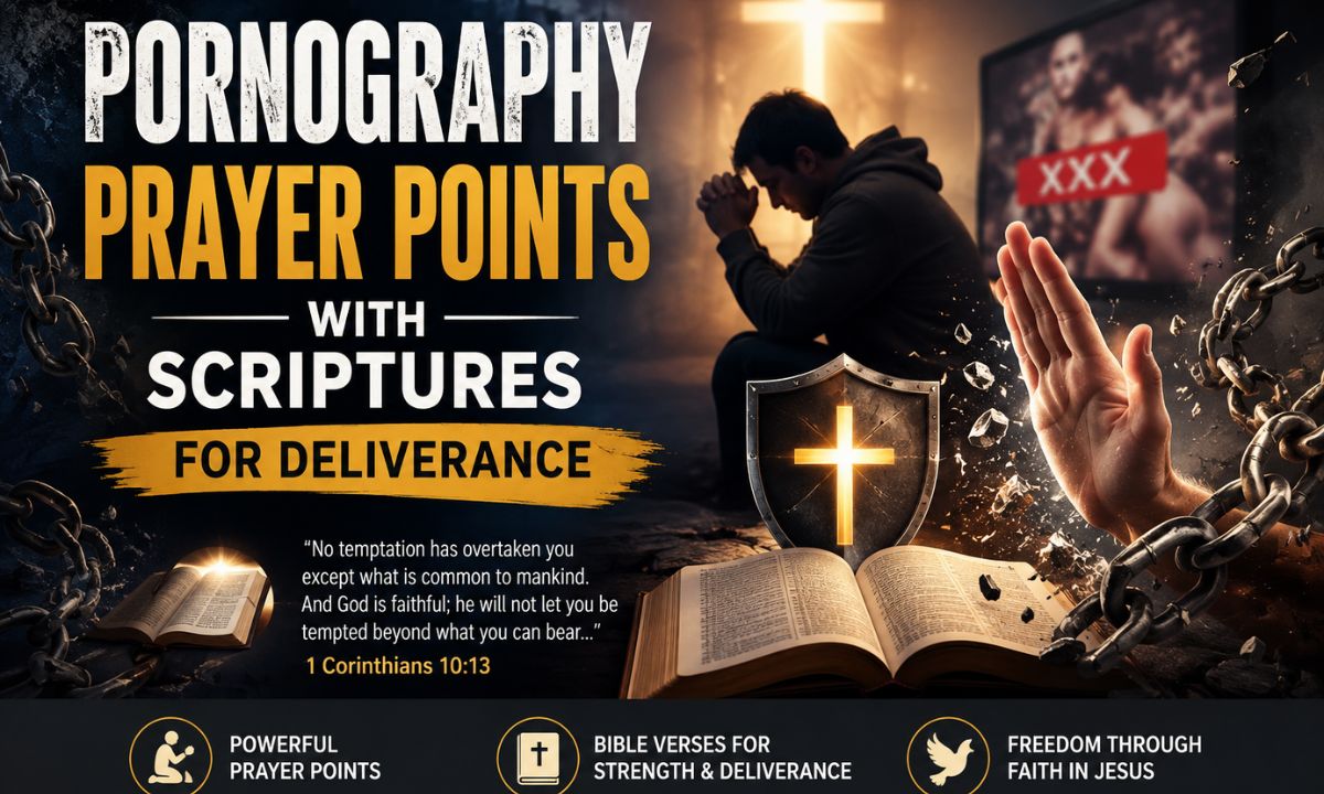 Pornography Prayer Points With Scriptures for Deliverance
