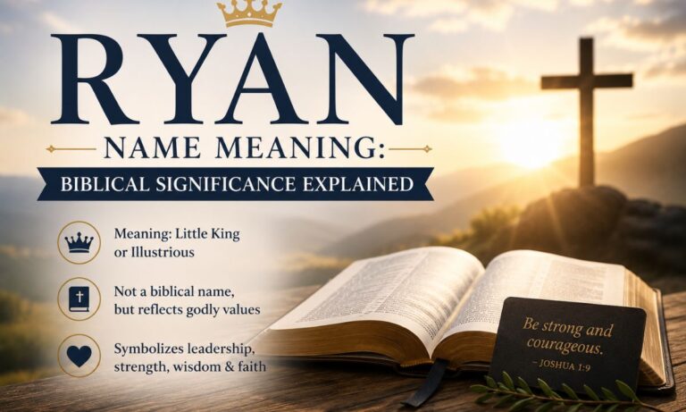 Ryan Name Meaning Biblical Significance Explained