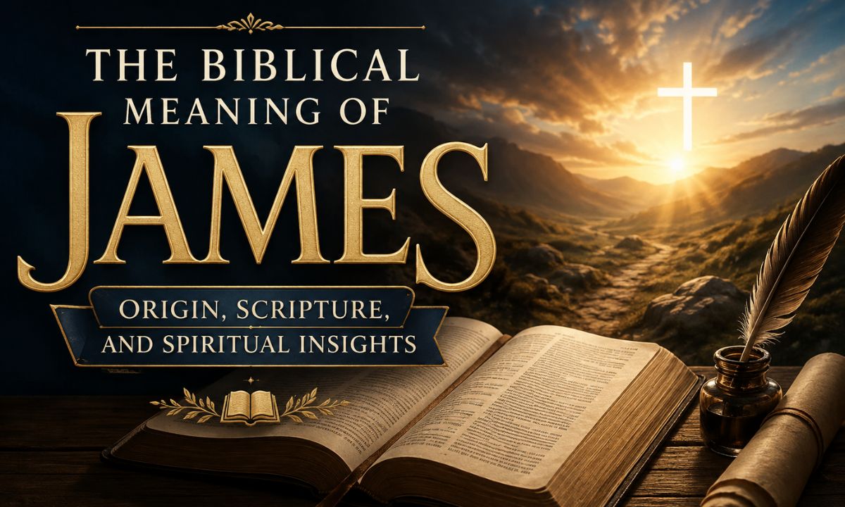 The Biblical Meaning of James Origin, Scripture, and Spiritual Insights James.