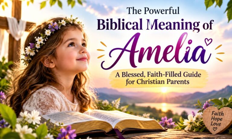 The Powerful Biblical Meaning of Amelia A Blessed, Faith-Filled Guide for Christian Parents