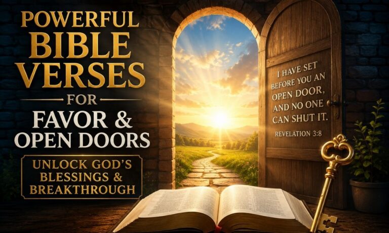 powerful Bible Verses for Favor and Open Doors Unlock God’s Blessings & Breakthrough 