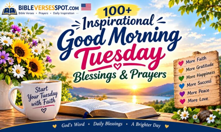 100+ Inspirational Good Morning Tuesday Blessings & Prayers