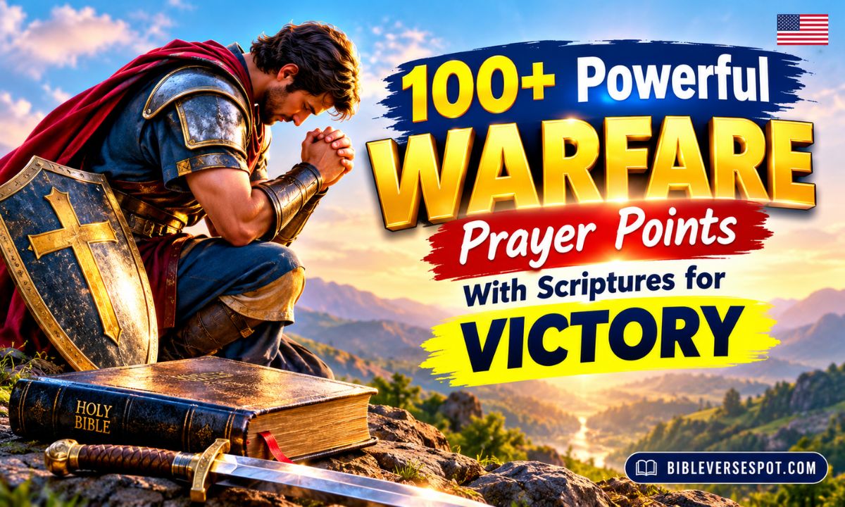 100+ Powerful Warfare Prayer Points With Scriptures for Victory 