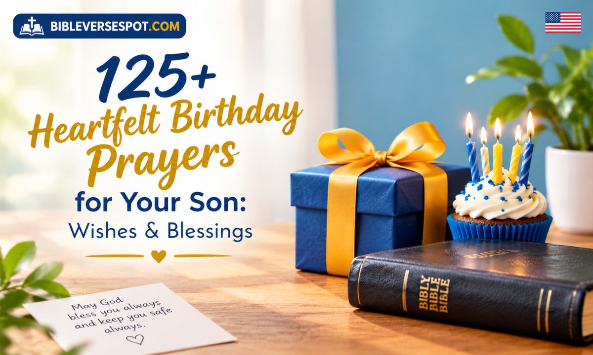 125+ Heartfelt Birthday Prayers for Your Son Wishes & Blessings