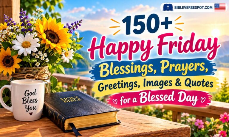 150+ Happy Friday Blessings, Prayers, Greetings, Images & Quotes for a Blessed Day