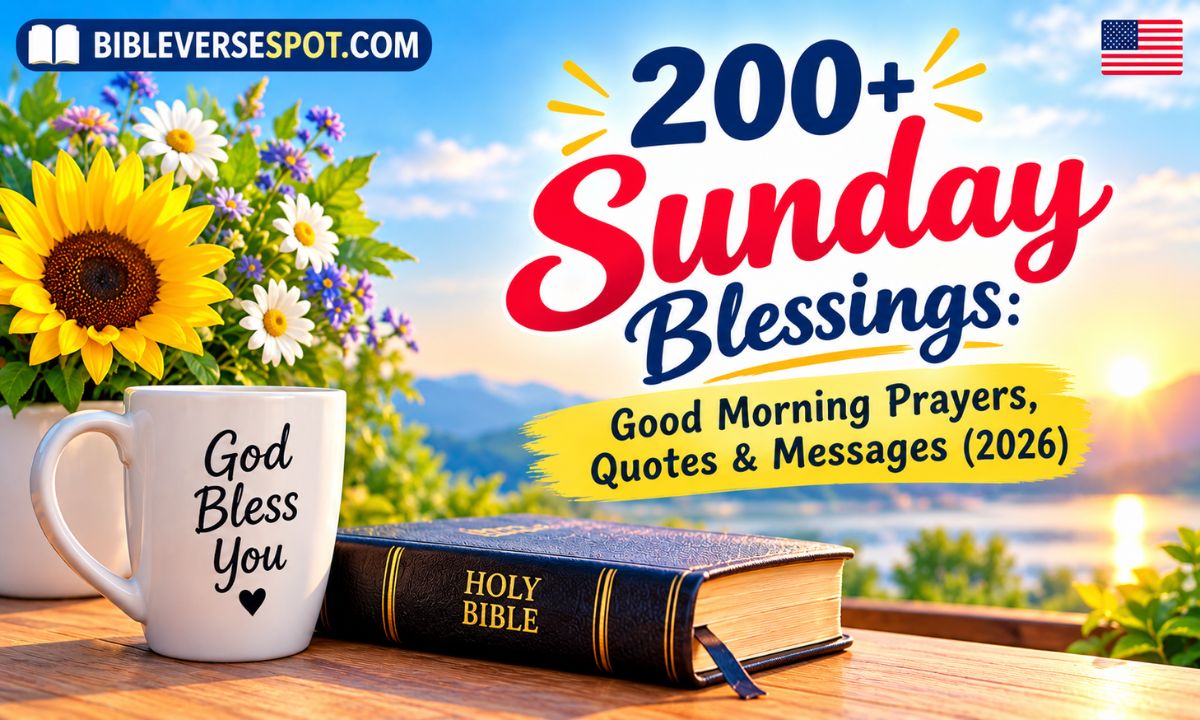 200+ Sunday Blessings Good Morning Prayers, Quotes & Messages (2026) 