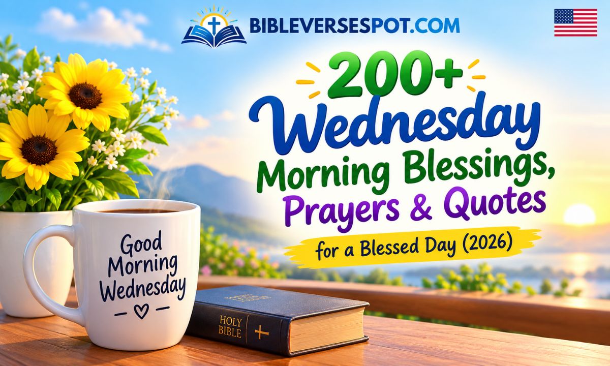 200+ Wednesday Morning Blessings, Prayers & Quotes for a Blessed Day (2026) 