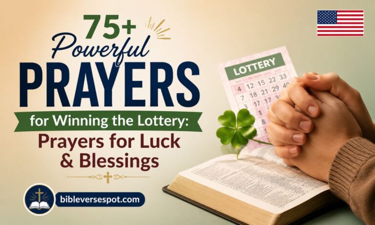 75+ Powerful Prayers for Winning the Lottery Prayers for Luck & Blessings 