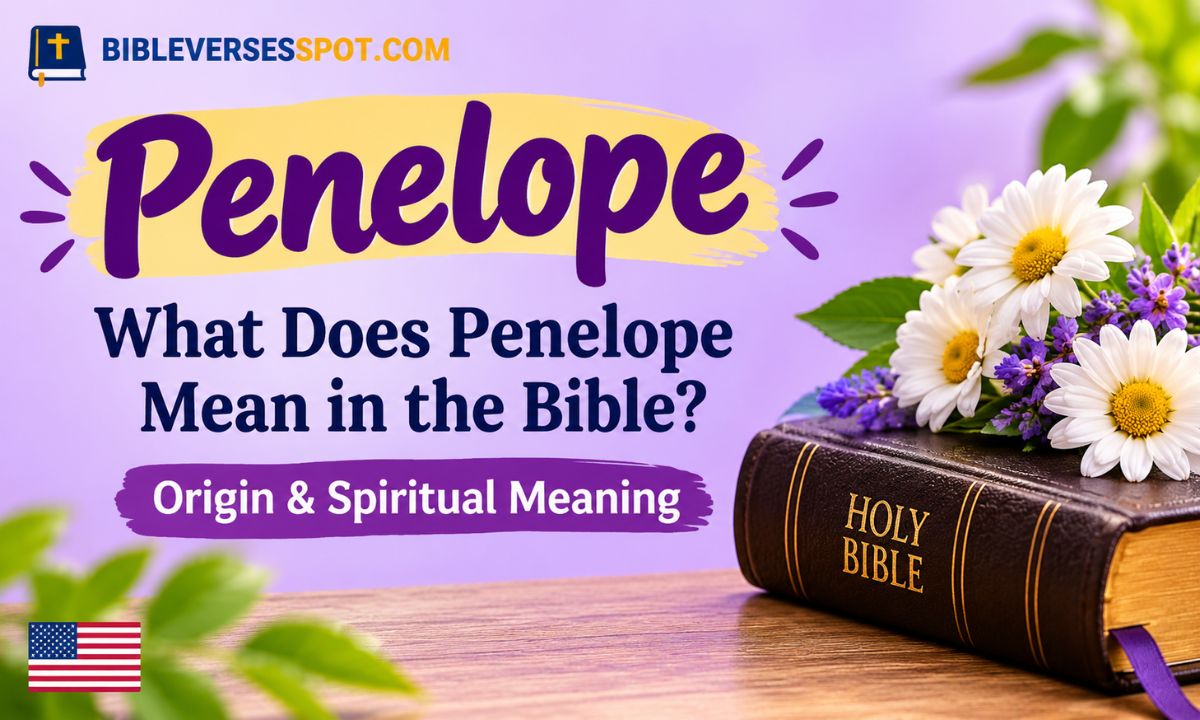 What Does Penelope Mean in the Bible Origin & Spiritual Meaning