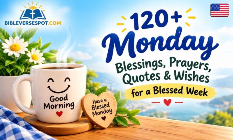 120+ Monday Blessings, Prayers, Quotes & Wishes for a Blessed Week