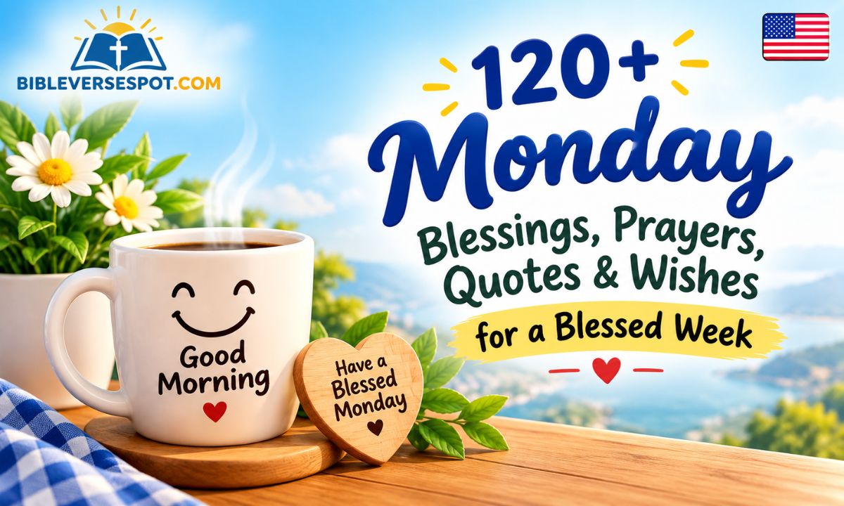 120+ Monday Blessings, Prayers, Quotes & Wishes for a Blessed Week