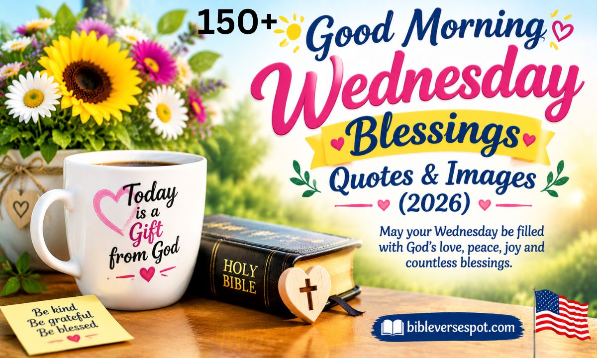 150+ Good Morning Wednesday Blessings, Quotes & Images (2026)