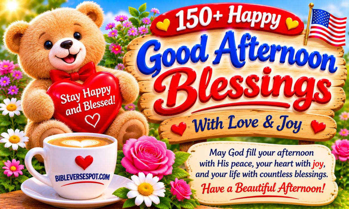 150+ Happy Good Afternoon Blessings With Love & Joy 