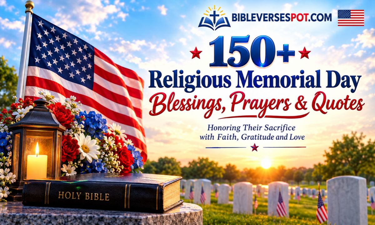 150+ Religious Memorial Day Blessings, Prayers & Quotes 