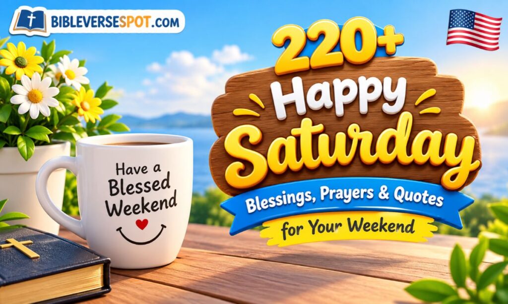 220+ Happy Saturday Blessings, Prayers & Quotes for Your Weekend