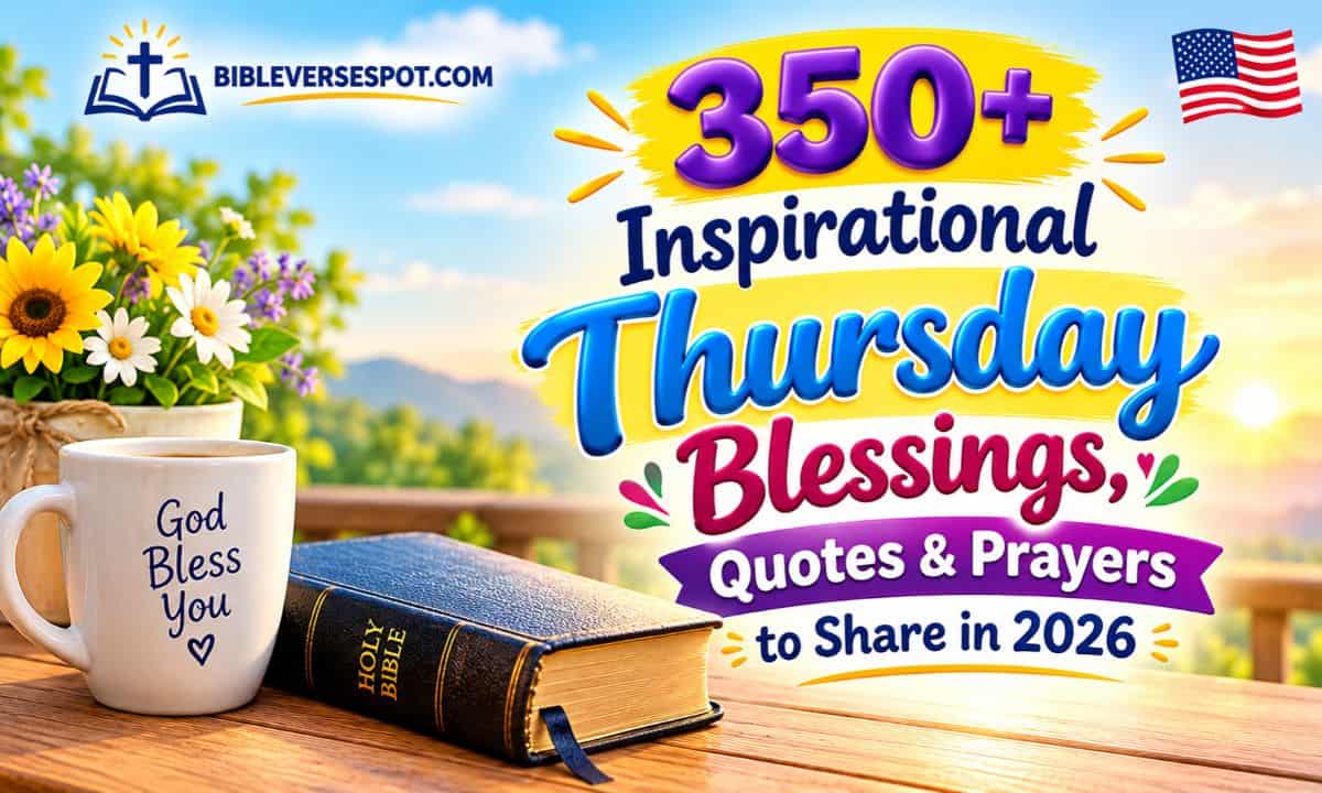 350+Inspirational Thursday Blessings, Quotes & Prayers to Share in 2026