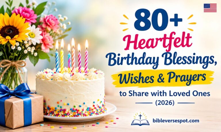80+ Heartfelt Birthday Blessings, Wishes & Prayers to Share with Loved Ones (2026)